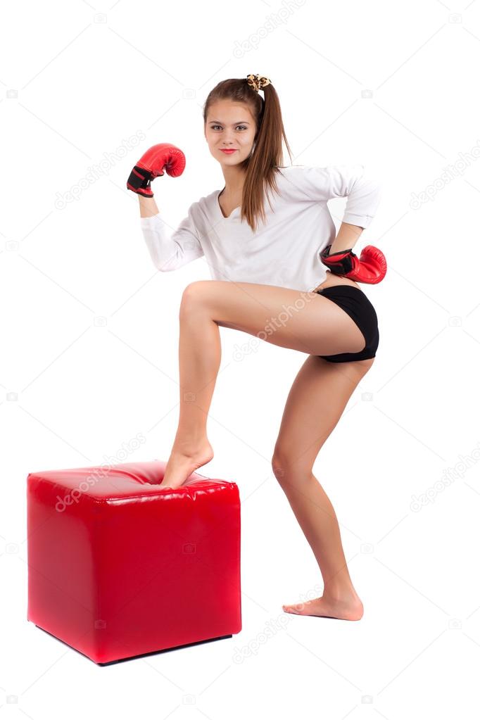 Girl boxer