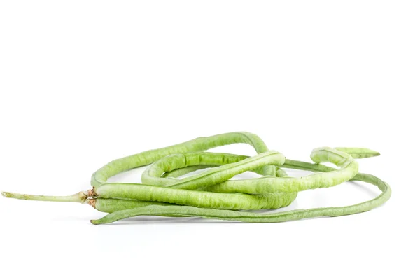 Quelques gousses de haricots longs frais (Vigna unguiculata) ) — Photo