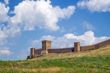 Genoese fortress. Crimea. Sudak clipart