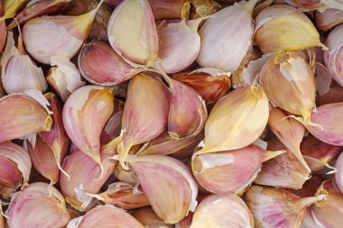 Yemek arkaplanı: sarımsak karanfili