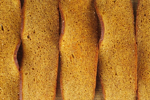 Soyut Arkaplan Kızarmış Çavdar Ekmeği Ruskları — Stok fotoğraf