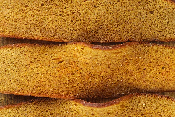 Abstract Background Roasted Rye Bread Rusks — Stock Photo, Image