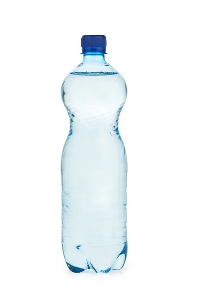 Plastikowe Butelki Wodą Białym Tle — Zdjęcie stockowe