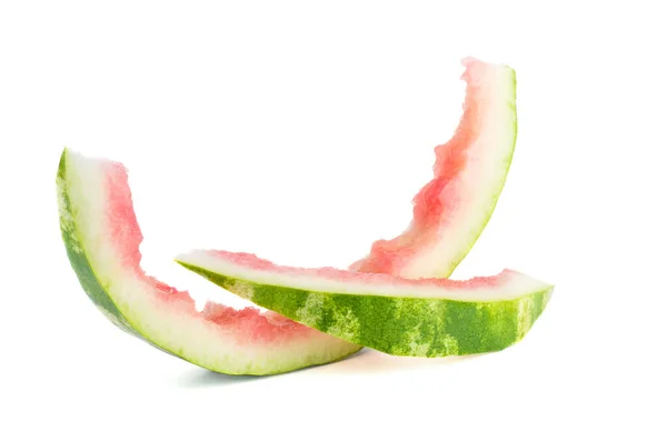 Watermelon Rind Isolated White Background — Stock Photo, Image
