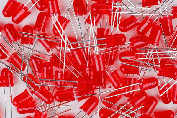 Pile New Red 5Mm Led — Fotografia de Stock