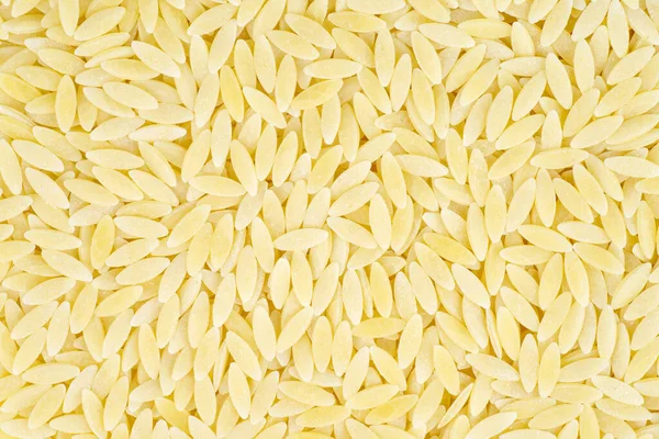 Pasta Shaped Rice White Background — Stock Photo, Image