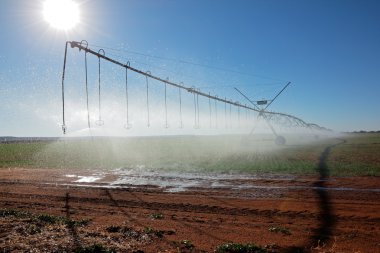 Pivot irrigation clipart