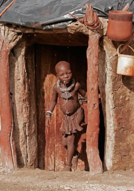 Himba çocuğu, Namibya