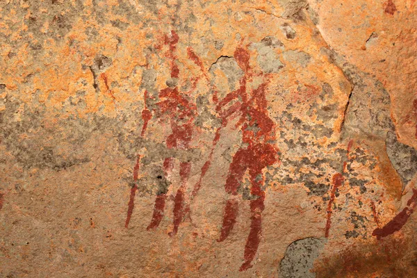 Buschmänner Felsmalerei — Stockfoto