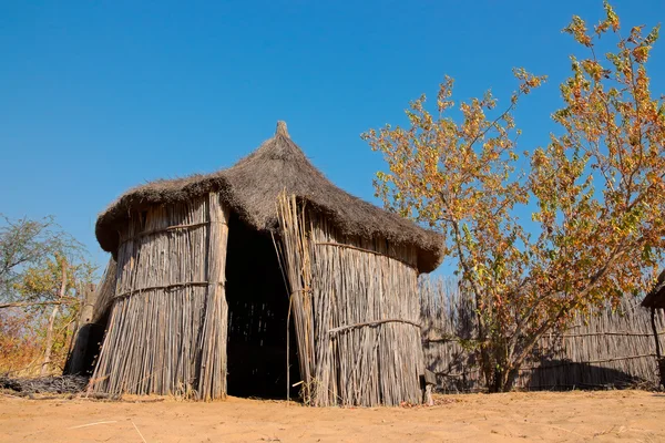 Vidéki afrikai kunyhó — Stock Fotó