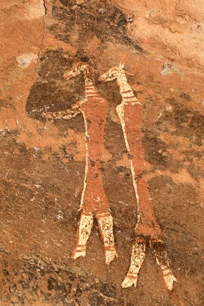 Bushmen rock painting — Stock Photo, Image