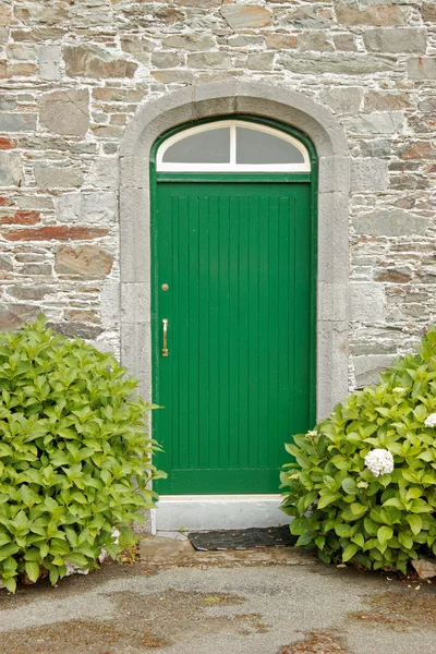 Grüne Tür — Stockfoto