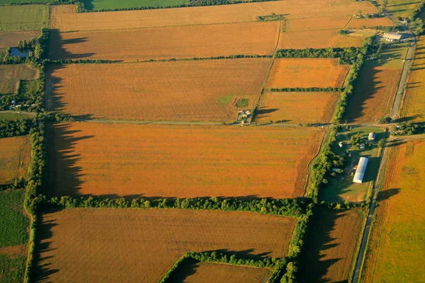 Terras agrícolas cultivadas — Fotografia de Stock