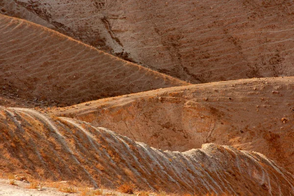 Paesaggio Montuoso Del Deserto Della Giudea Vicino Gerico Israele — Foto Stock