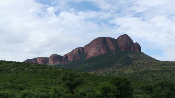 Time Lapse Clouds Waterberg Mountains Marakele National Park South Africa — Video Stock