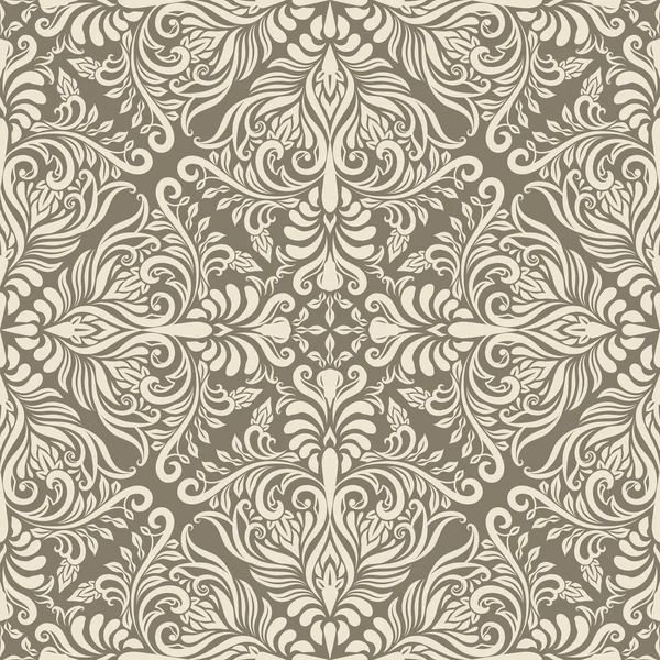 Naadloze vintage patroon vector — Stockvector