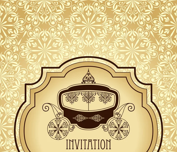 Vector invitación de boda — Archivo Imágenes Vectoriales