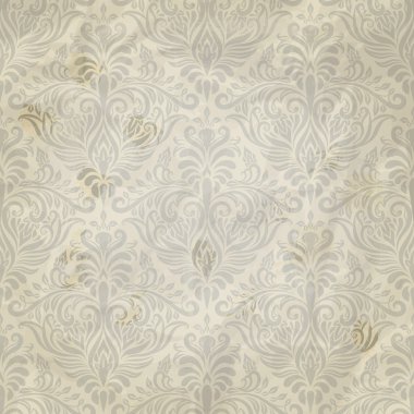 vektör Dikişsiz vintage desen grungy buruşuk kağıt doku