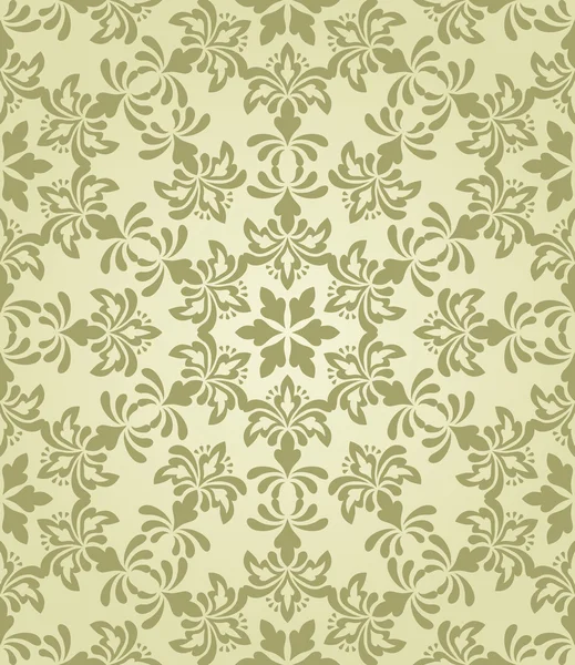 Vector Seamless Vintage Wallpaper Pattern — Stock Vector