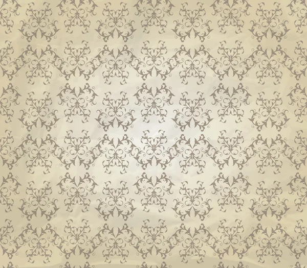 Vektor Vintage Seamless Pattern a gyűrött papír az anyagminőség — Stock Vector