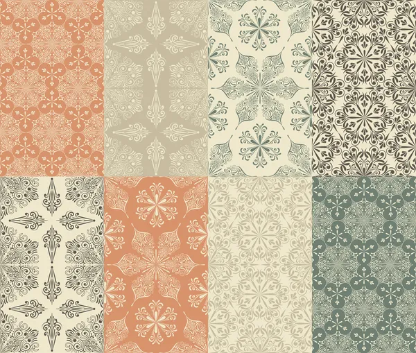 kar taneleri ile 8 vektör sorunsuz kış desenleri