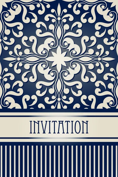 Invitation vintage vectorielle — Image vectorielle