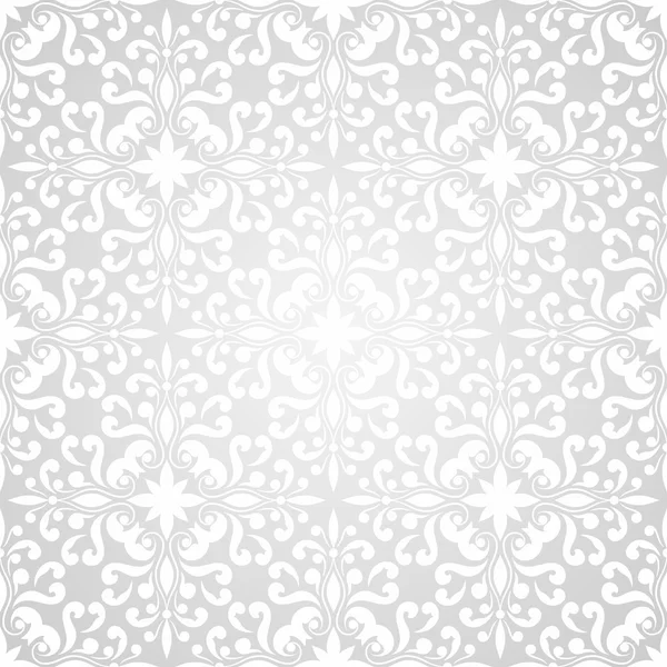 Vector Seamless Floral Wallpaper Pattern — Stock Vector