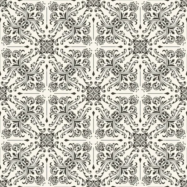 Vector seamless vintage pattern — Stock Vector