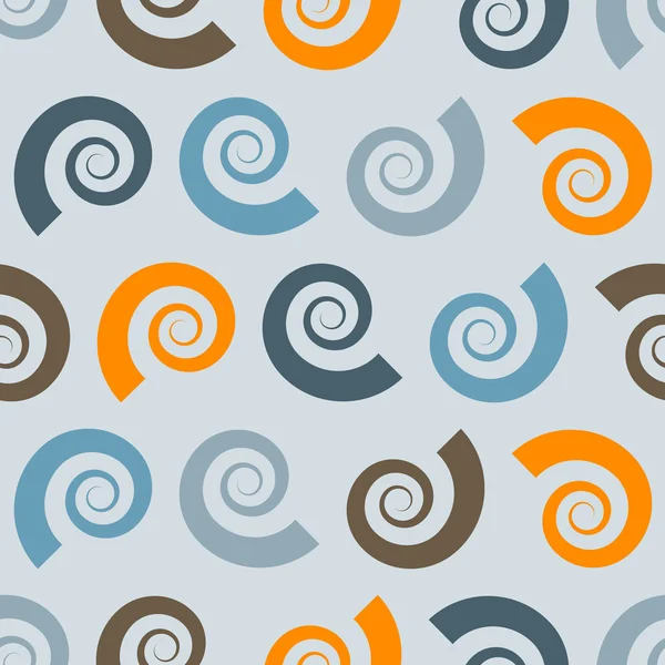 Vector Seamless Pattern with Shells — Stock Vector