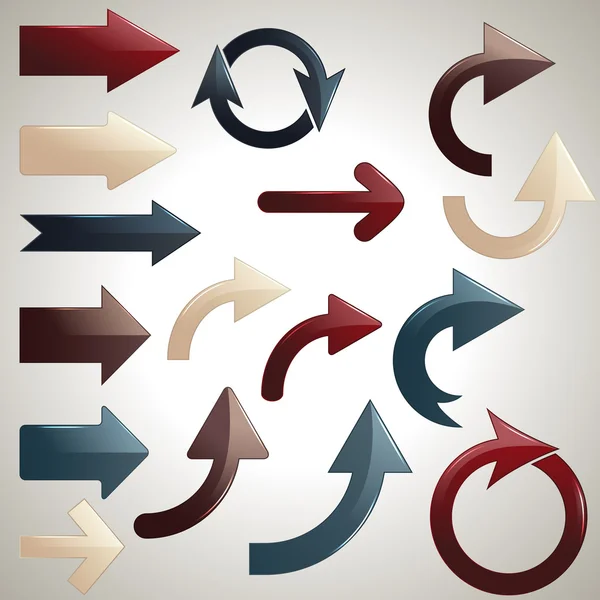 parlak okları vektör kümesi