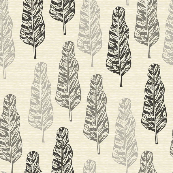 Motif sans couture vectoriel avec des arbres — Image vectorielle