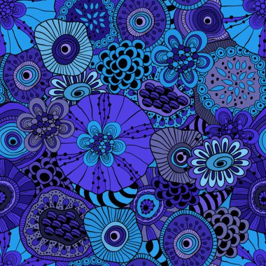 vektör soyut sorunsuz çiçek kompozisyon