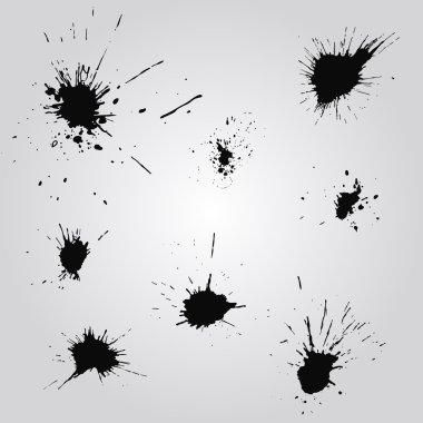 8 vektör mürekkep BLOB'ları