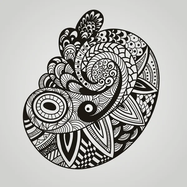 Vector paisley elemento de design — Vetor de Stock