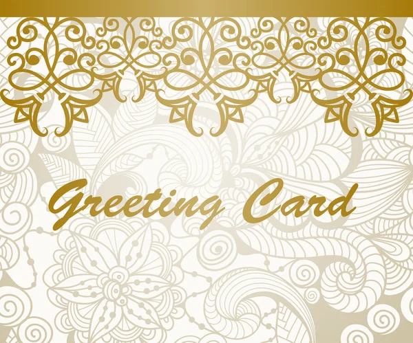 Vector Greeting Card — Stock Vector