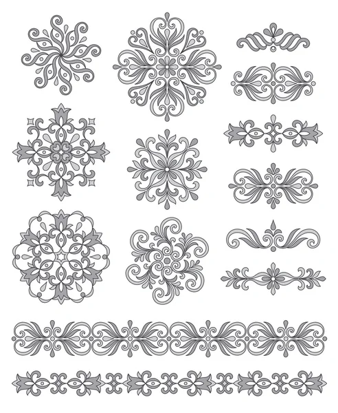 Elementos ornamentales — Vector de stock