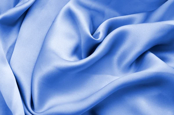 Blue satin background — Stock Photo, Image