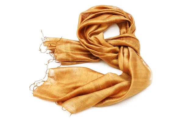 Golden scarf — Stock Photo, Image