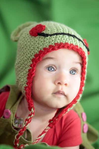 Baby in funny hat — Stock Photo, Image