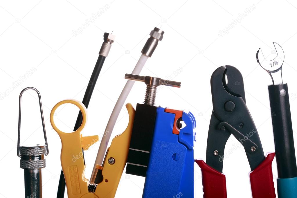 Tools for coax cable