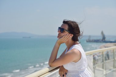 mutlu bir kadın açık