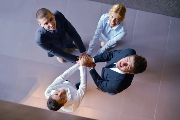 Business group joining hands — Stock Photo, Image