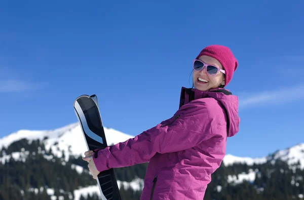 Winterski für Frauen — Stockfoto