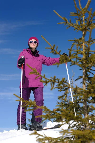 Winterski für Frauen — Stockfoto