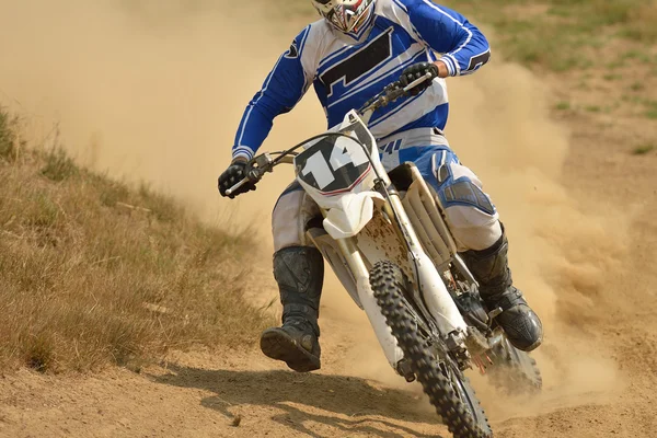 Moto de motocross — Fotografia de Stock