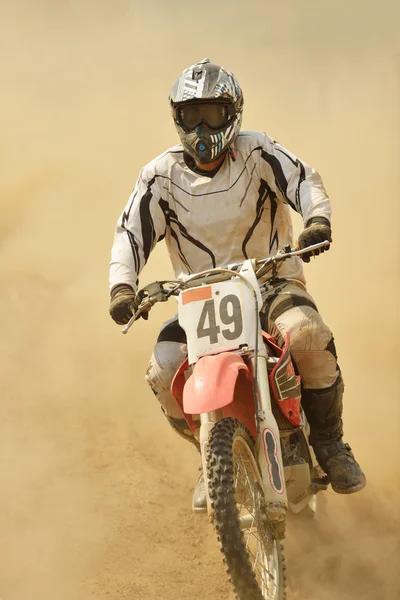 Moto de motocross — Fotografia de Stock