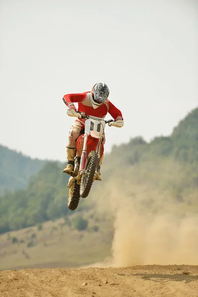 Moto de motocross — Fotografia de Stock