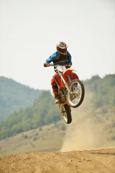 Moto de motocross — Fotografia de Stock