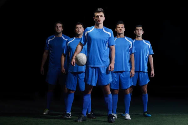 Futbolistas equipo — Foto de Stock