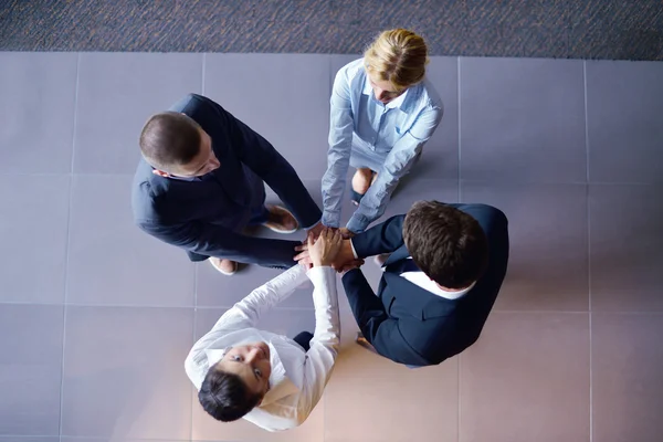 Business group joining hands — Stock Photo, Image